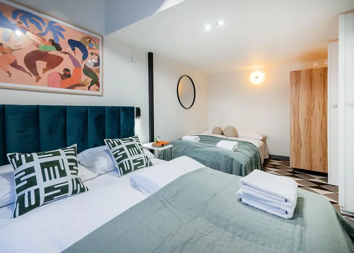 Apartament Art-inspired 4bed 2bath Gem By Fashion Street &dohany